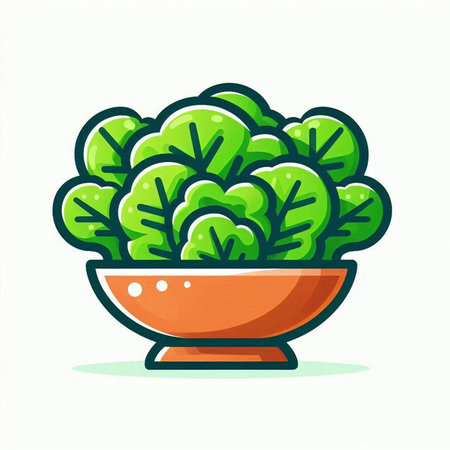 Vegetables in a pot. Vector illustration in flat style.のイラスト素材