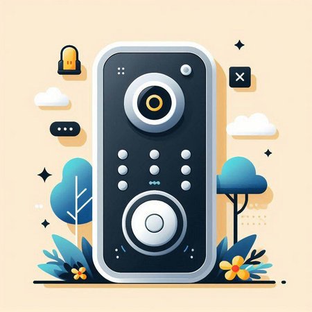 Modern flat design concept of media player. Vector illustration for your designのイラスト素材