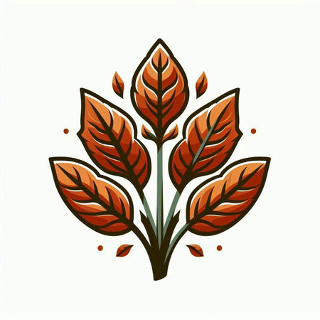 Colorful autumn leaves on a white background. Vector illustration for your designのイラスト素材