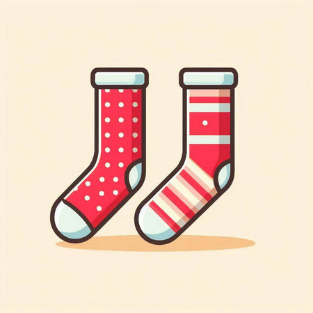 christmas sock vector illustration. christmas sock icon. christmas sock iconのイラスト素材