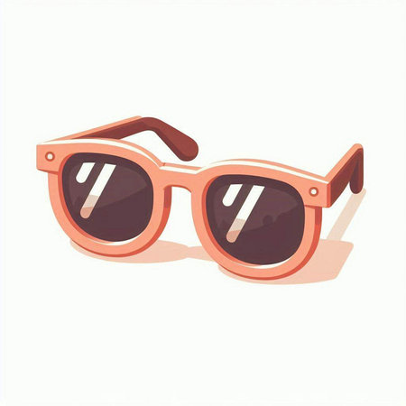 Sunglasses isolated on the white background. Vector illustration. Eps 10.のイラスト素材