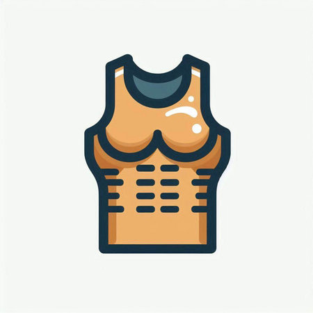 T-shirt icon. Sportswear symbol. Vector illustration.のイラスト素材