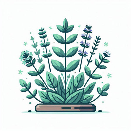 Vector illustration of a bouquet of lavender. Vector illustration.のイラスト素材