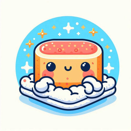 Cake character. Cute and kawaii vector illustration.のイラスト素材