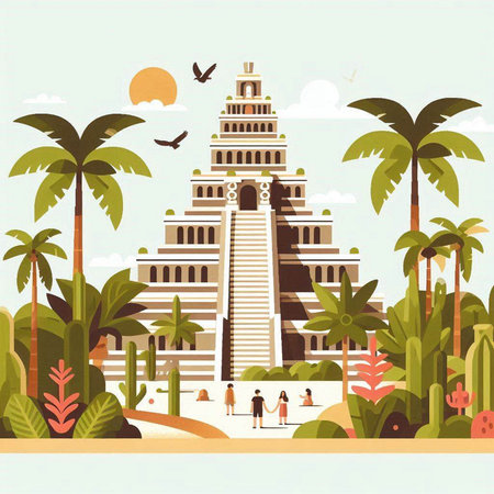 Cinco de Mayo, Mexico. Vector illustration in flat styleのイラスト素材