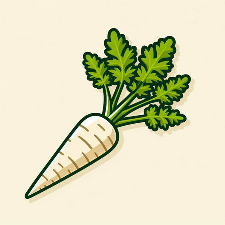 Carrot icon. Vector illustration. Vegetable isolated on white background.のイラスト素材