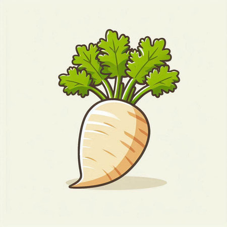 carrot vegetable icon over white background. colorful design. vector illustrationのイラスト素材