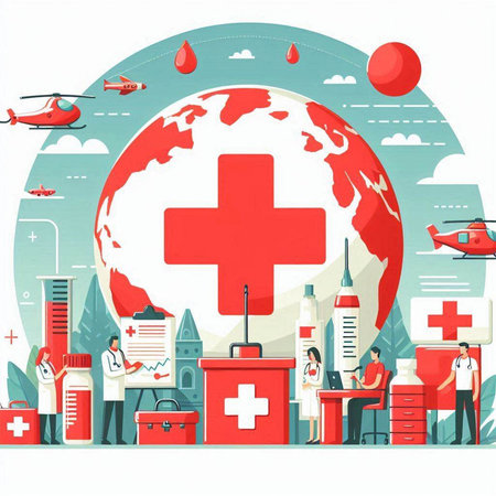 Vector illustration of World Health Organization WHO introduced new official name for Switzerland.のイラスト素材