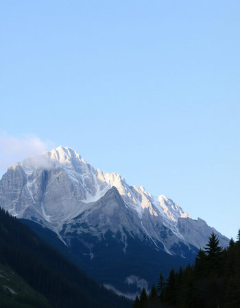Mountains in the Canadian Rockies, Banff, Alberta, Canada