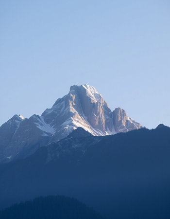 Matterhorn peak in the morning light, Zermatt, Switzerland