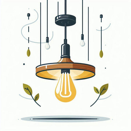Vector illustration of light bulb. Vector illustration of a light bulb.のイラスト素材