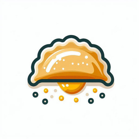 Illustration of a pie. Isolated on a white background.のイラスト素材