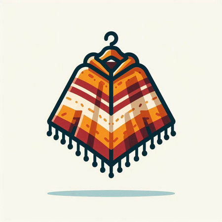 Vector illustration of a woolen plaid. Hand drawn woolen plaid.のイラスト素材