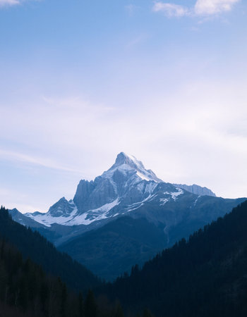 Matterhorn mountain in Switzerland, Swiss Alps, Zermattの写真素材
