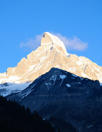 Matterhorn in the morning light, Zermatt, Switzerland