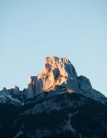 Sunset in the Dolomites, Cortina D Ampezzo, Italy