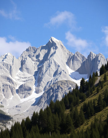 Mountains in the French Pyrenees, Aosta Valley, Italyの写真素材