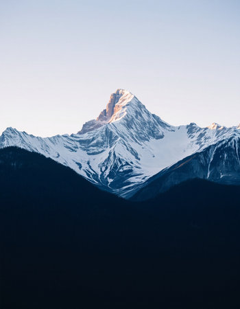 Matterhorn peak at sunrise in Zermatt, Switzerland.の写真素材