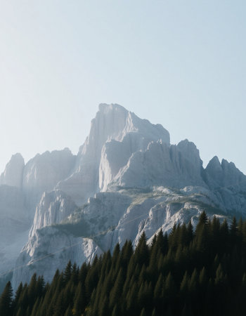 Mountains in Dolomites, South Tyrol, Italy.の写真素材