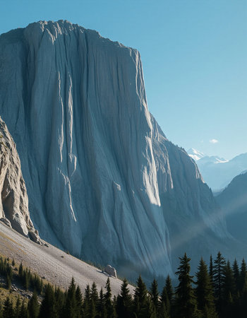Fantastic view of the Dolomites mountains, Italy.の写真素材