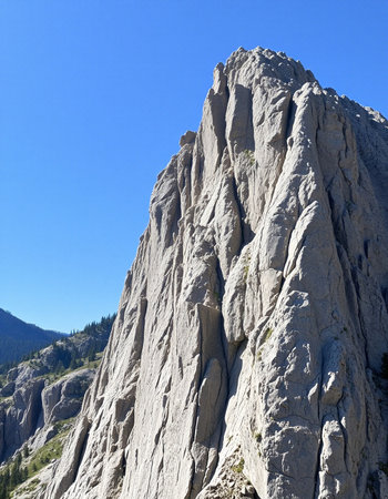 Rocks in the Dolomites, South Tyrol, Italyの写真素材