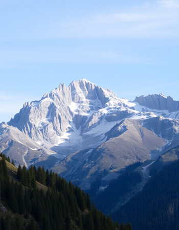 Mountains in the Dolomites of South Tyrol, Italyの写真素材