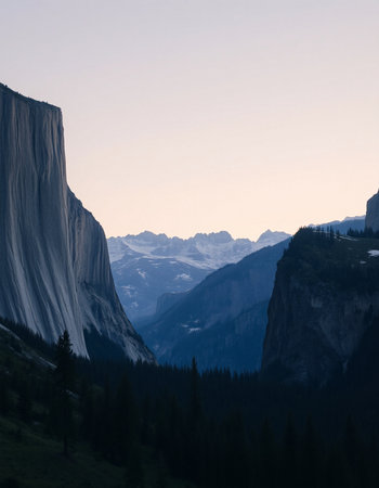 Yosemite National Park in California, United States of America.の写真素材