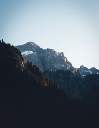 Mountains in the Alps in Bavaria, Germany, Europe.の写真素材