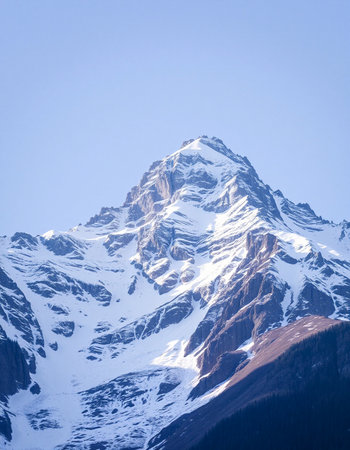 Peak of mount Matterhorn in Zermatt, Switzerland.の写真素材