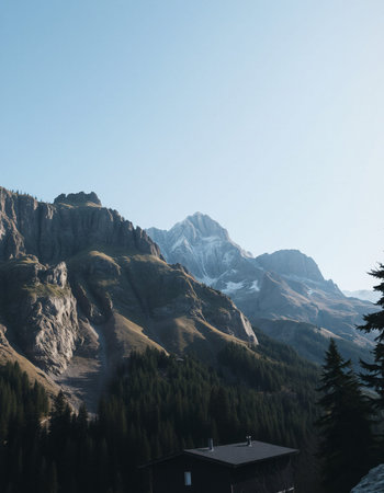 Mountains in the Dolomites in South Tyrol, Italy