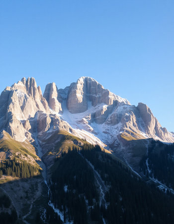Mountains in Dolomites, South Tyrol, Italy.