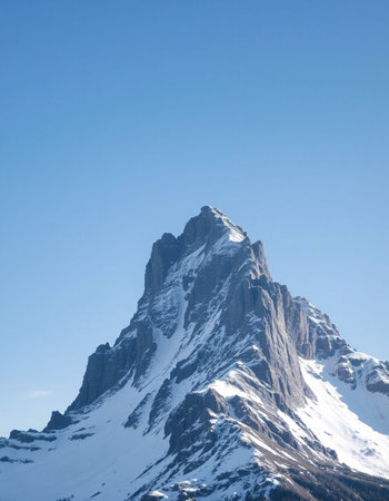 Matterhorn peak in the Swiss alps, Zermattの写真素材