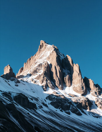 Cerro Torre in the Cordillera Blanca, Peruの写真素材