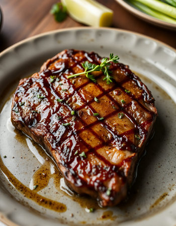 Grilled Tenderloin Steak or Tenderloin steakの写真素材