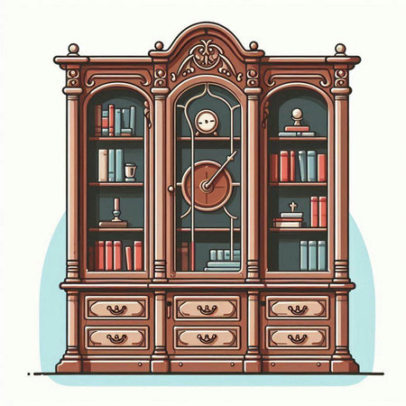 Straw hat with sun and stars on white background, vector illustrationのイラスト素材