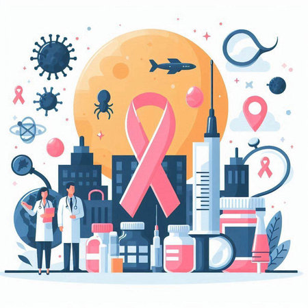 Vector illustration of a tortilla with salad, tomatoes, cheese and straws.のイラスト素材