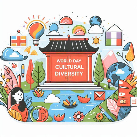 Welcome to China. Colorful vector illustration in doodle styleのイラスト素材