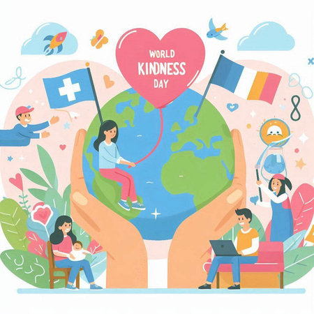 International Nurses Day concept. Vector flat cartoon illustration. World Nurses Day.のイラスト素材