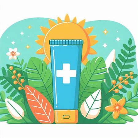 Chinese New Year vector illustration. Man in traditional costume with lanterns and paper lanterns.のイラスト素材