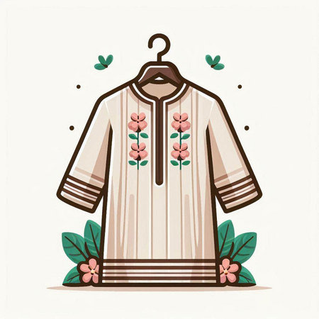 Camellia flower isolated on white background. Vector illustration.のイラスト素材