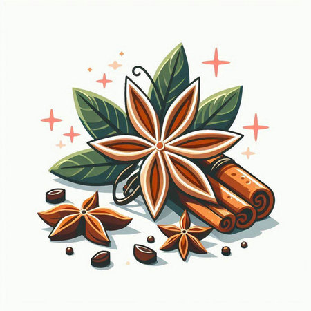 Mountains, forest and lake. Vector illustration in flat style.のイラスト素材