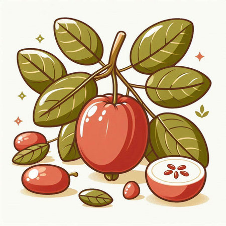 Mt. Fuji with forest and mountain in the background, vector illustrationのイラスト素材