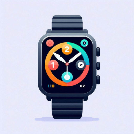 Vector illustration of a cartoon island with palm trees and bunniesのイラスト素材