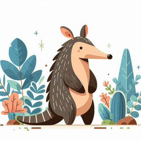 Woman driving bus on the road in the city. Vector illustration.のイラスト素材