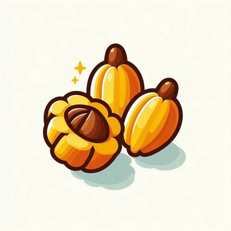 Pumpkin fruit vector illustration. Vector illustration of pumpkins.のイラスト素材