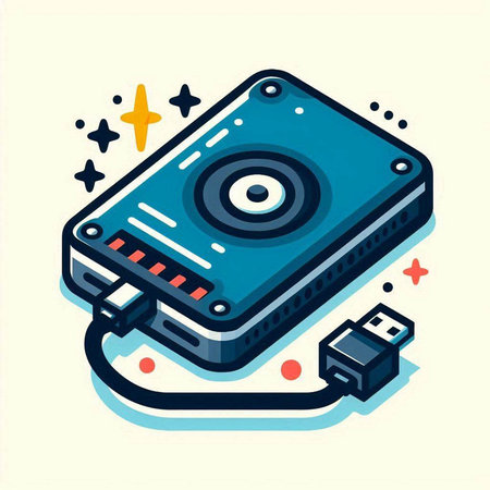Vector illustration of a turntable on a white background. Flat design.のイラスト素材