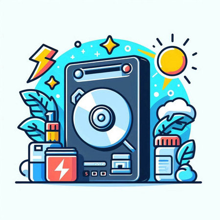 Vector illustration of personal computer. Flat line art style design for web, site, advertising, banner, poster, board and print.のイラスト素材