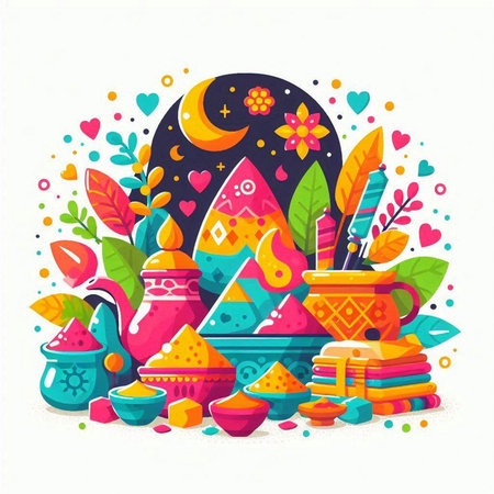 Happy family sitting on the sofa in the living room. Vector illustrationのイラスト素材