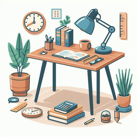 Vector illustration of a light bulb in the shape of a house. Creative idea concept.のイラスト素材