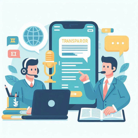 Concept of online education. Flat design style modern vector illustration.のイラスト素材